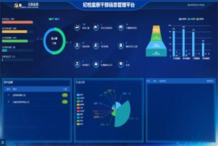 某某区纪检干部信息管理平台001